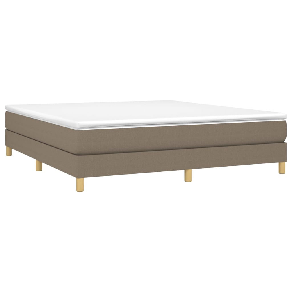 Vidaxl Rama Łóżka Bez Materaca, Taupe, 180X200 Cm, Obita Tkaniną