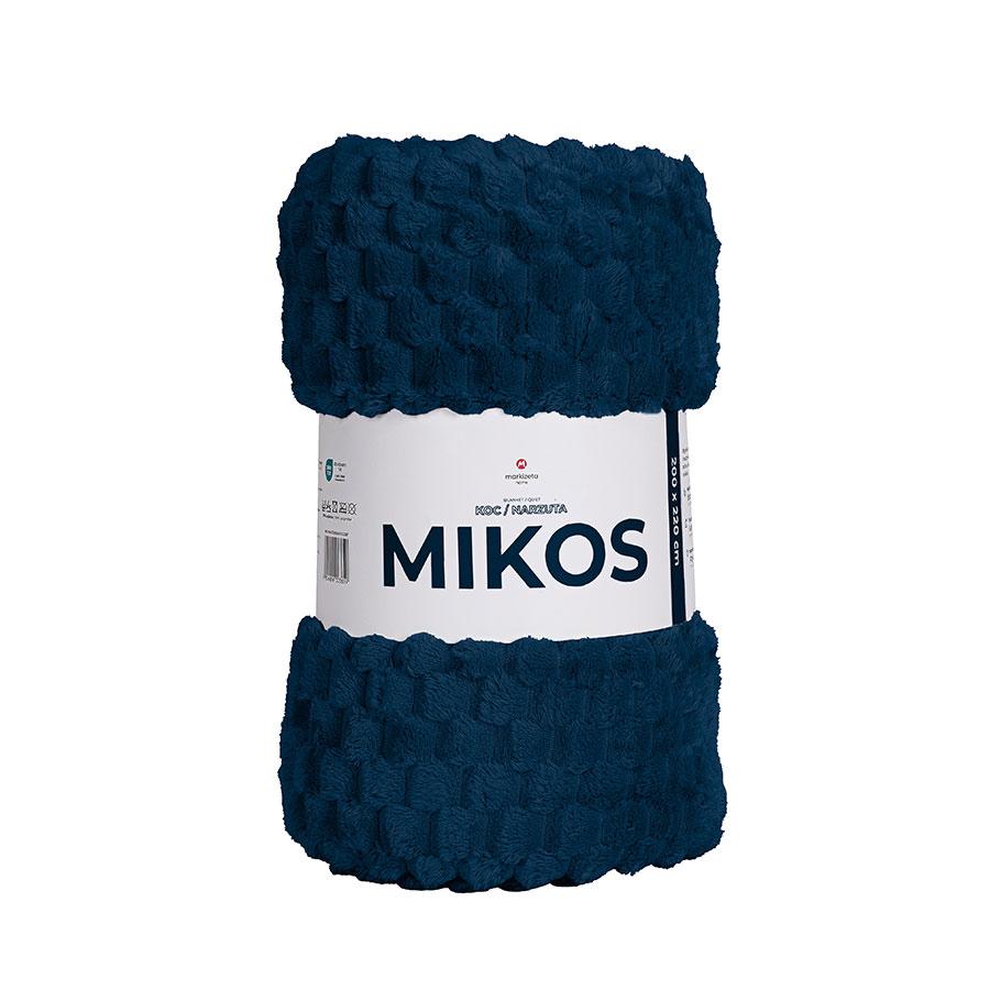 MIKOS Decorative blanket - dark blue - 160x200 cm