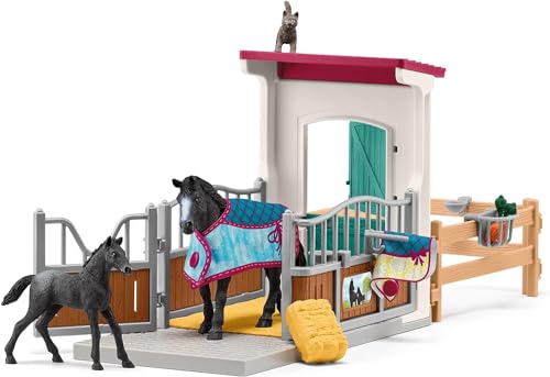 Schleich Horse Club Mini Horse Stable with Parent and Child 42611