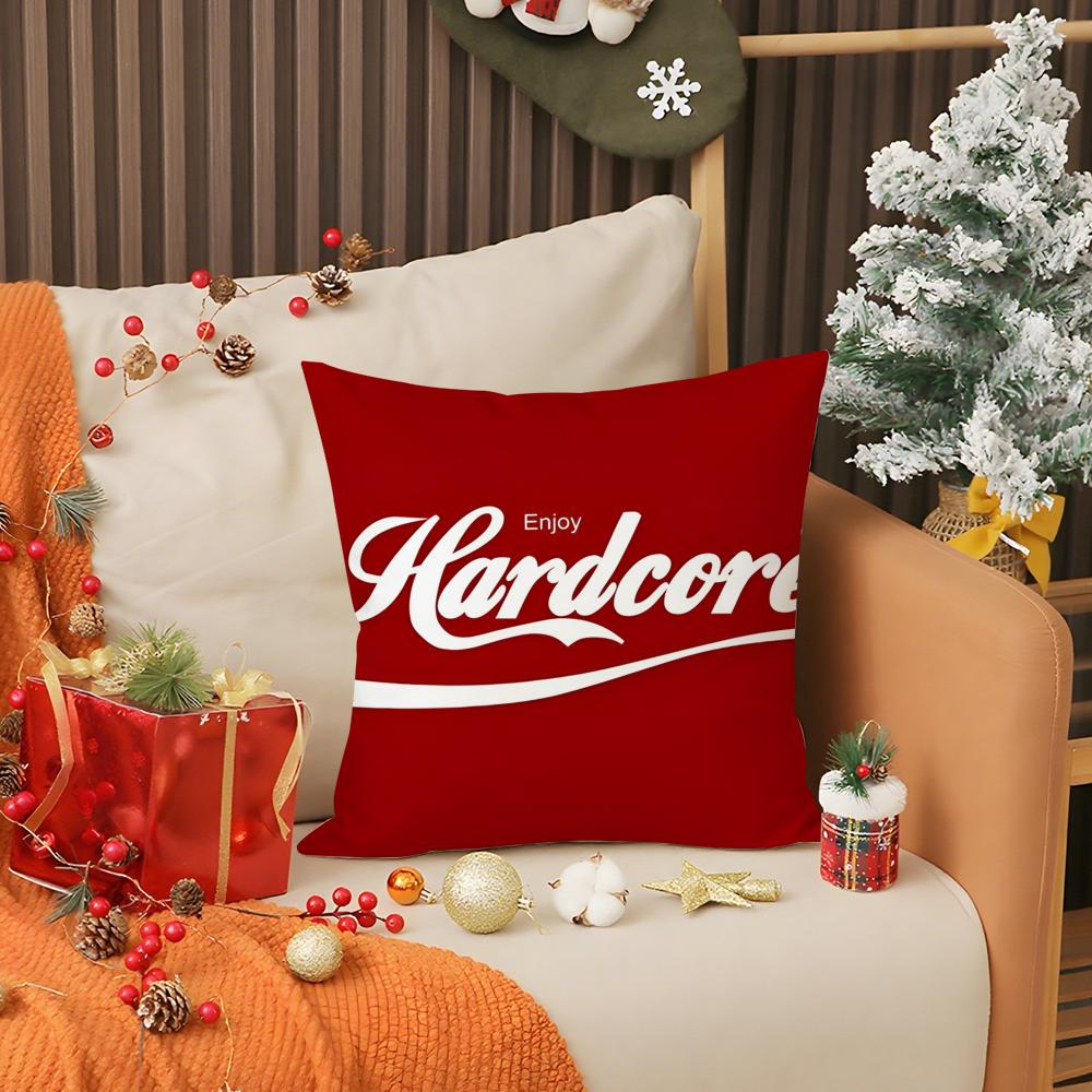 Luxury H-Hardcore Cafe Pillow Case Printing Pillowcase Living Room Sofa Cushion Cover Bedroom Room Decor