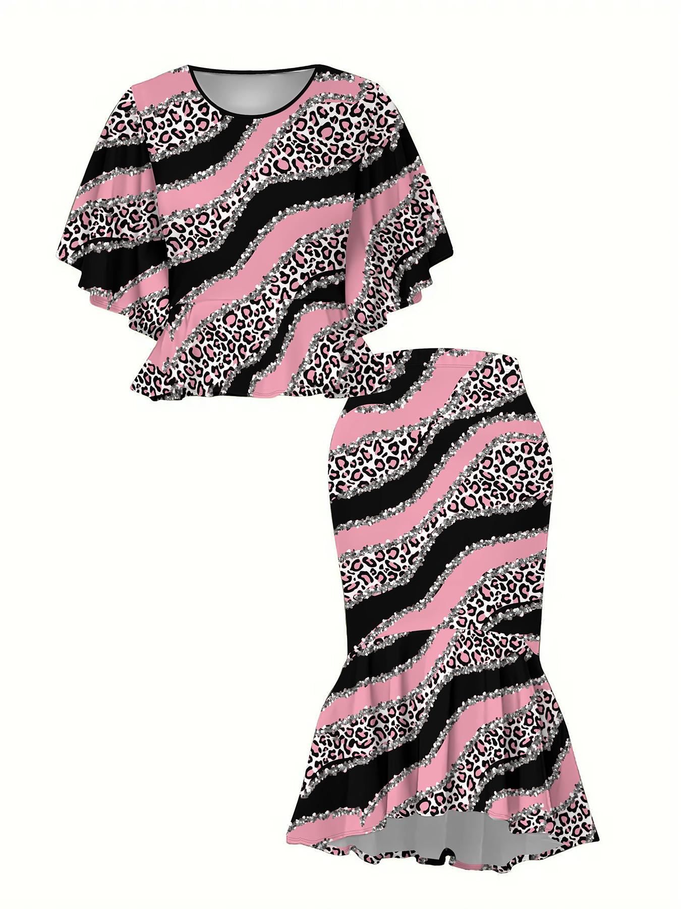 

Классический тотемный женский принт, напечатанный на 3D-принтере, Модный большого размера, Элегантный, Универсальный для всех сезонов. Футболка, Юбка и Комплект, Модный Стиль 6XL чёрный