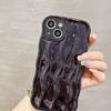 Electroplated silver water ripple is suitable for iPhone14Pro max mobile phone case Apple 16 new 14/13 niche style 15