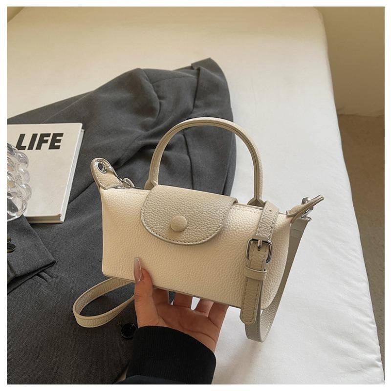 Versatile contrasting color small bag women's new fashion hand-carried dumpling bag spring and summer popular shoulder messenger bag
