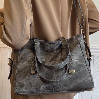 Ρετρό Κομψή Γυναικεία Τσάντα Ώμου Crossbody - Μεγάλης Χωρητικότητας, Φθινοπωρινή Μόδα