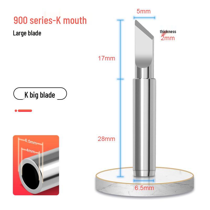 900 High Temp 400°C Soldering Iron Tip for 936 Station - Internal Heat, Constant Temp, K Horseshoe Tip