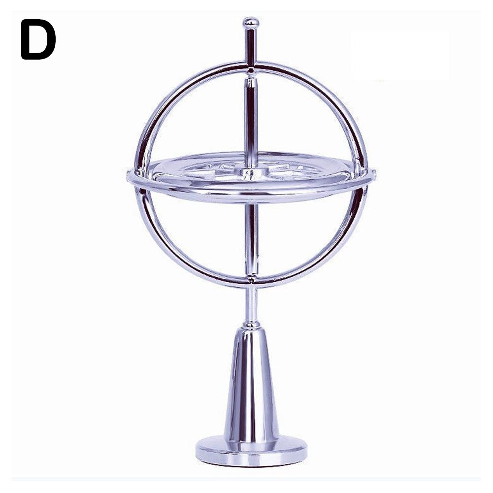 Self-Balancing Gyroscope Anti-Gravity Decompression Educational Toy Six Generations Colorful Finger Gyroscope Gift For Kids T7X2