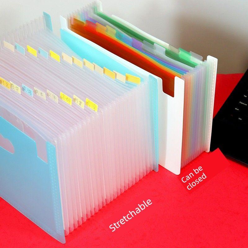 Insert Vertical Telescopic File Holder 24-Grid Folder