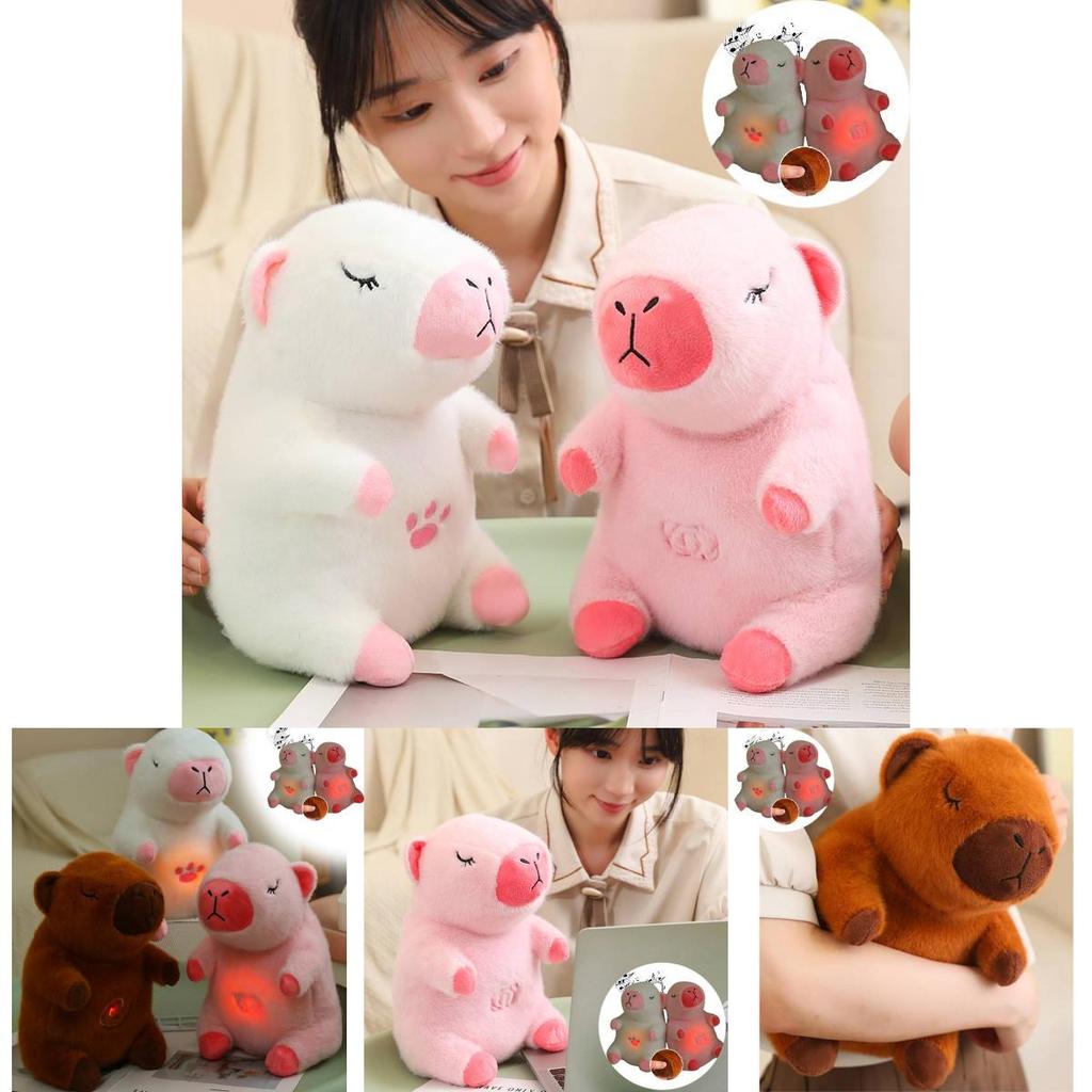 Cute And Adorable New Breathable Bear Capybara Plush Toy With Music For Kids