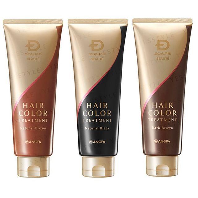 ANGFA - Краска-уход для волос Scalp-D Beaute Natural Black - 200g