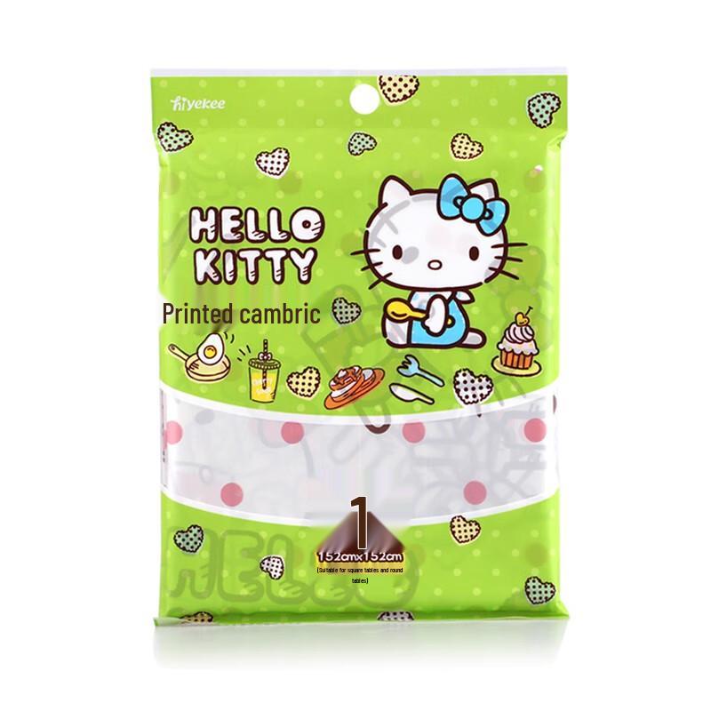 Hello Kitty Printed Disposable Plastic Tablecloth