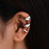 3pcs Set Irregular Helix Cartilage Clip Fake Piercing Women Earrings  Chunky Jewelry Kit