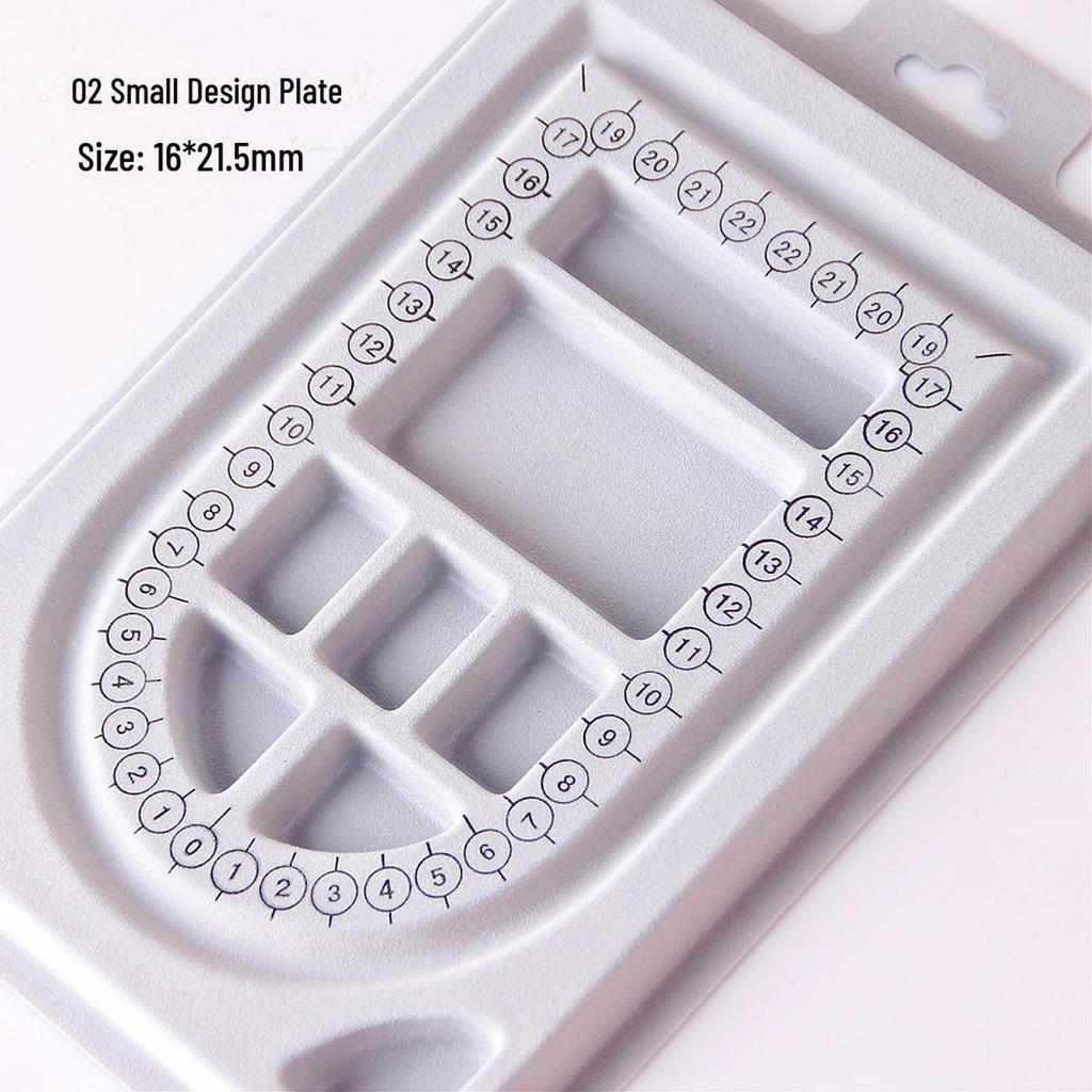 Handmade DIY Beading Design Plate: Necklace & Bracelet Measuring Tool