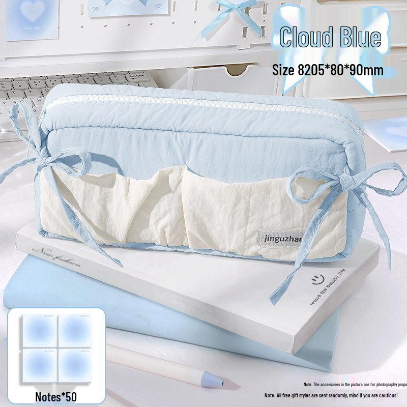 2026 Cloud Bow Pencil Case - Stylish New Design for Girls