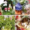 10Pcs/Set Miniature Mushroom Ornament Simulated Mini Mushroom Figurine Colored Mushroom Statue for Potted Plants Micro Landscape