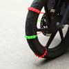 10/20 szt. Antypoślizgowe Łańcuchy Śniegowe Do Motocykli Rowerów Zimowe Koła Oponowe Antypoślizgowe Opaski Kablowe Awaryjne Łańcuchy na Opony Motocyklowe