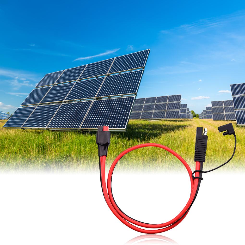 20A SAE Adapter Cable Portable Waterproof Cap Copper Wires Extension Connection Cord PVC Outer Layer Extender Accessories