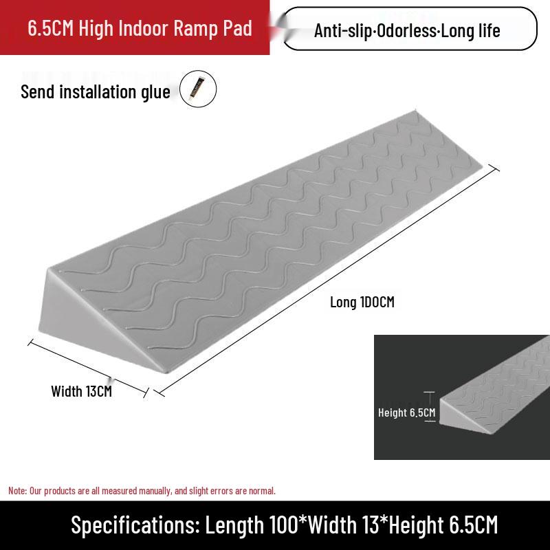 Threshold Uphill Ramp Mat for Indoor Sweeping Robots