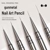 Professional Japanese Nail Art Liner Pen: Extra Fine Metal Tip for Salon-Quality Drawing and Dotting