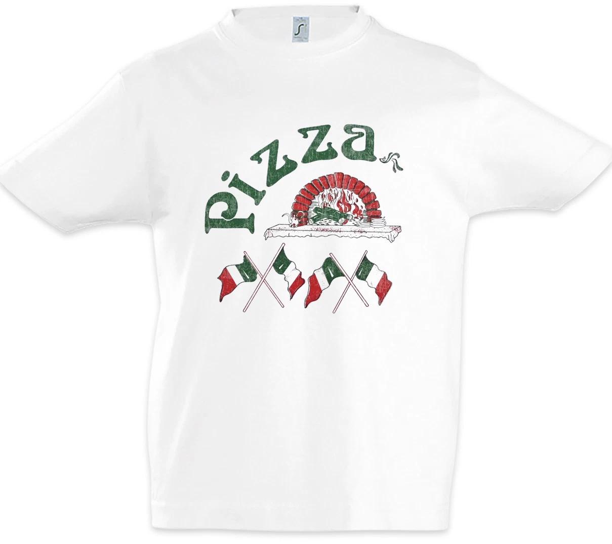 Pizza Symbol Kids Boys T-Shirt Pizzas Italy Fun Oven Maker 130