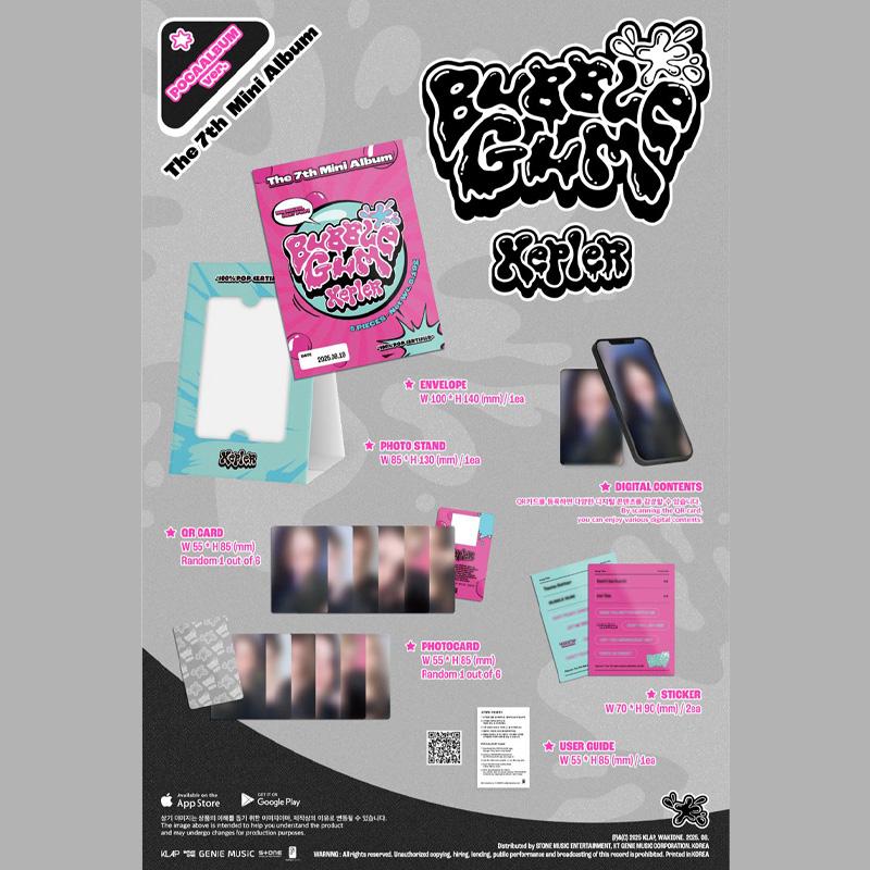 Kep1er – The 7th Mini Album [BUBBLE GUM] (POCAALBUM ver.)