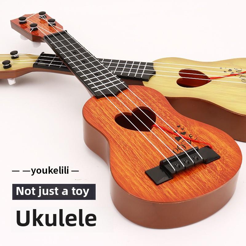 Playable Simulation Ukulele Kids Guitar Beginner Enlightenment Puzzle Instrument Music Gift Toy