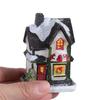 New Mini Christmas Decor Palace Lighting LED House Xmas LED Lights Miniature Ornaments Doll House