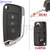 Guscio Chiave Auto Pieghevole Modificato Jingyuqin Ce0536/0523 Hu83 Va2 Per Peugeot 107 207 307 407 306 308 408 508 Citroen C2 C3 C4