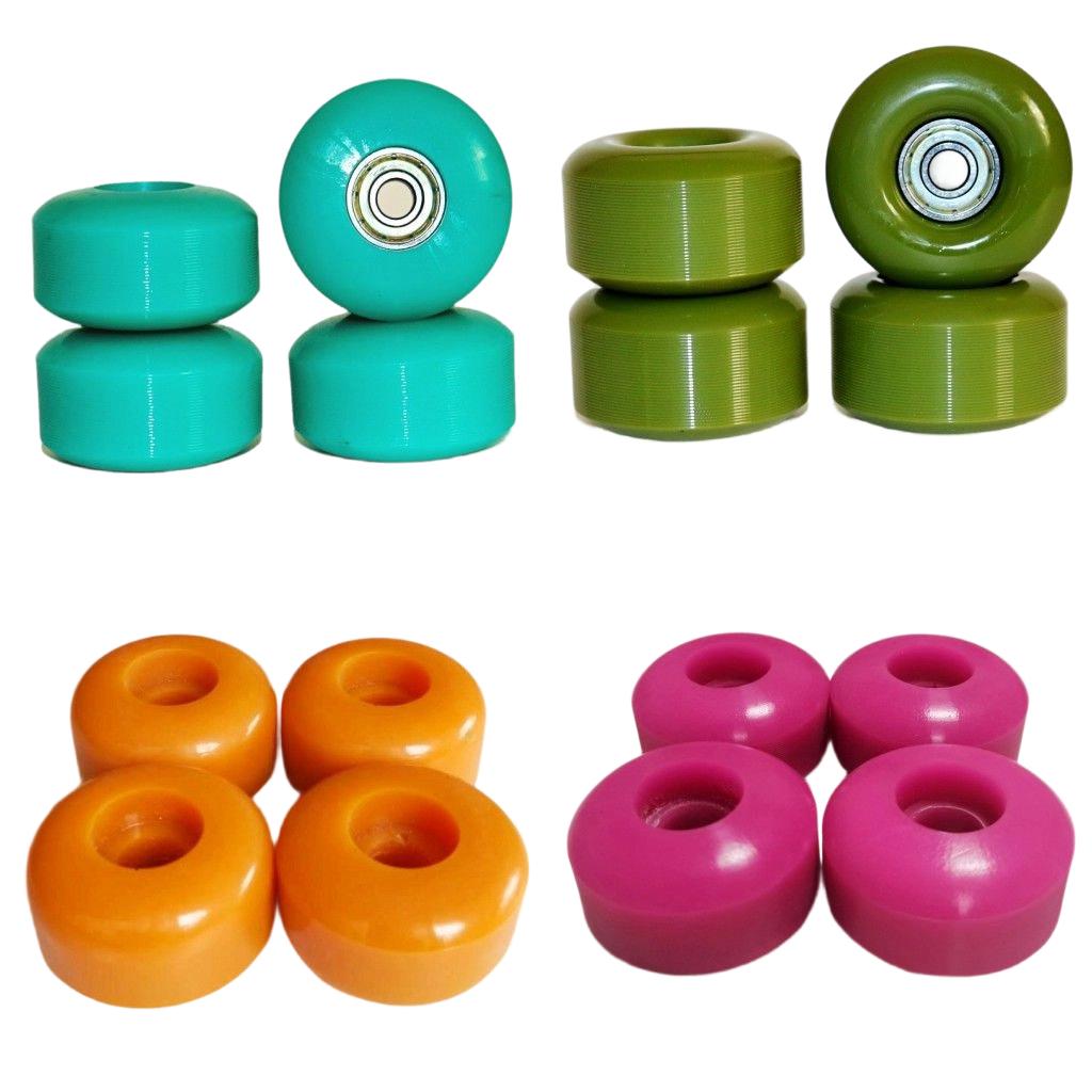 Ruidongle Kids High Rebound Pu Skateboard Wheels 95A Professional Street Skate Wheels