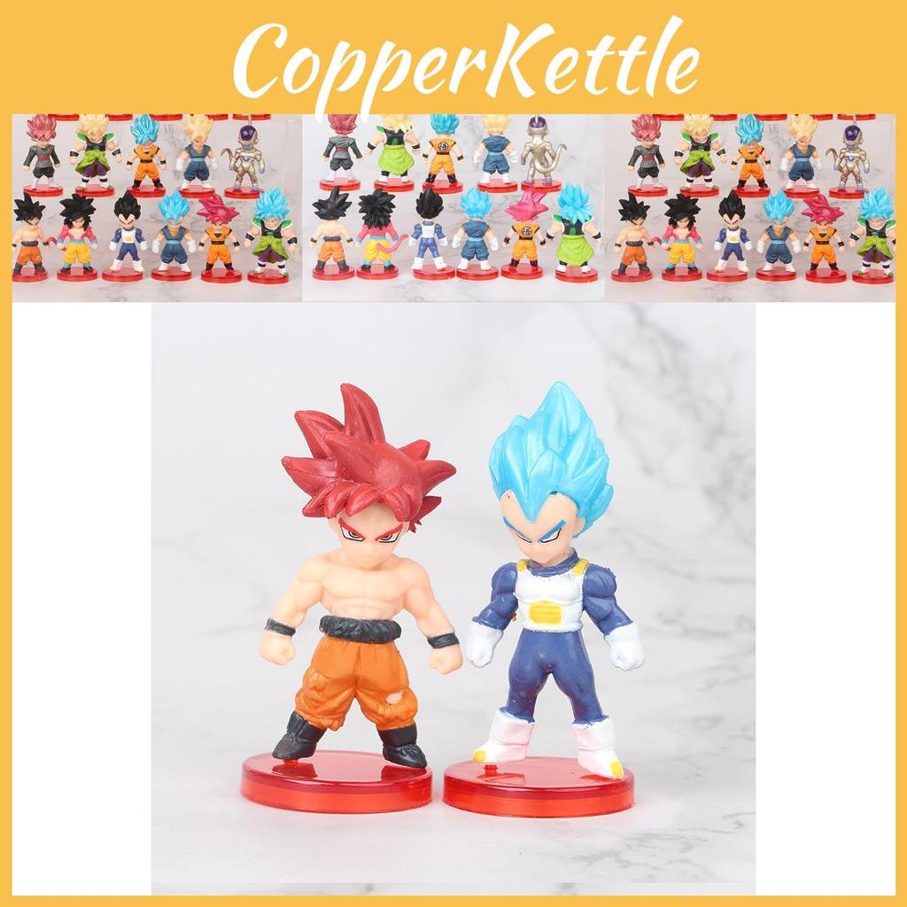 Dragon Charming 7cm Ball Model Figures Super Blue Broly And Black Goku Collectible Pvc