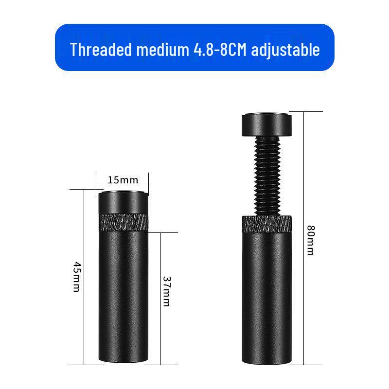 Telescopic All-Aluminum Magnetic GPU Support Bracket for RTX 4090/3070 - Anti-Bending, Adjustable.