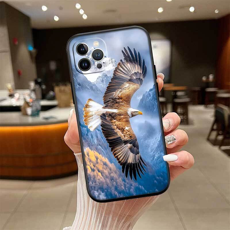 Hawk Eagle Phone Case for Samsung S20 S21 S21S S22 S23 S24 FE Ultra Plus Lite F06 F16 M06 M16 M56 A07 A17 A36 A37 A55 A57