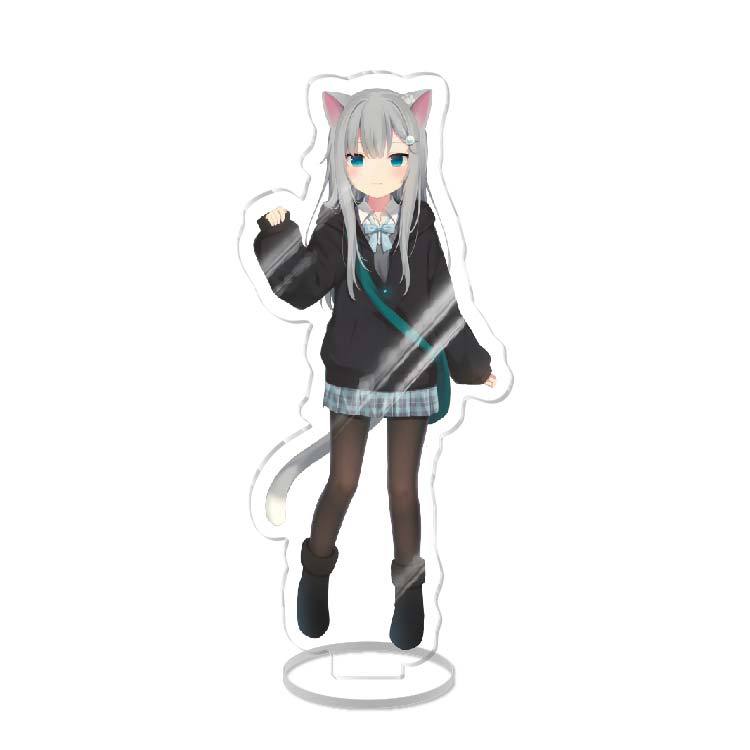 Nekoha Shizuku Acrylic Stand Model Plate Decoration Originality Desk Figure Display Fans Gifts Cartoon Prime Products Standee