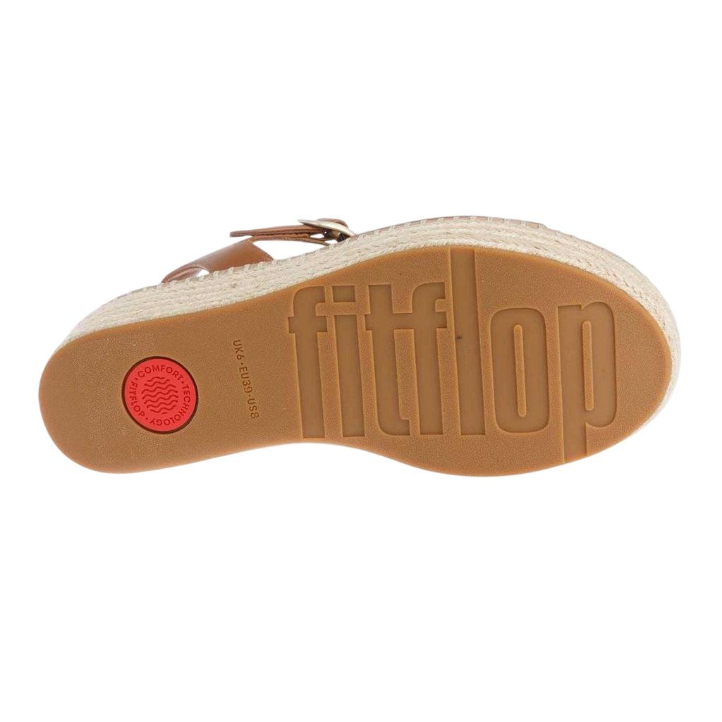 FitFlop Womens/Ladies Eloise Espadrille Leather Wedge Sandals