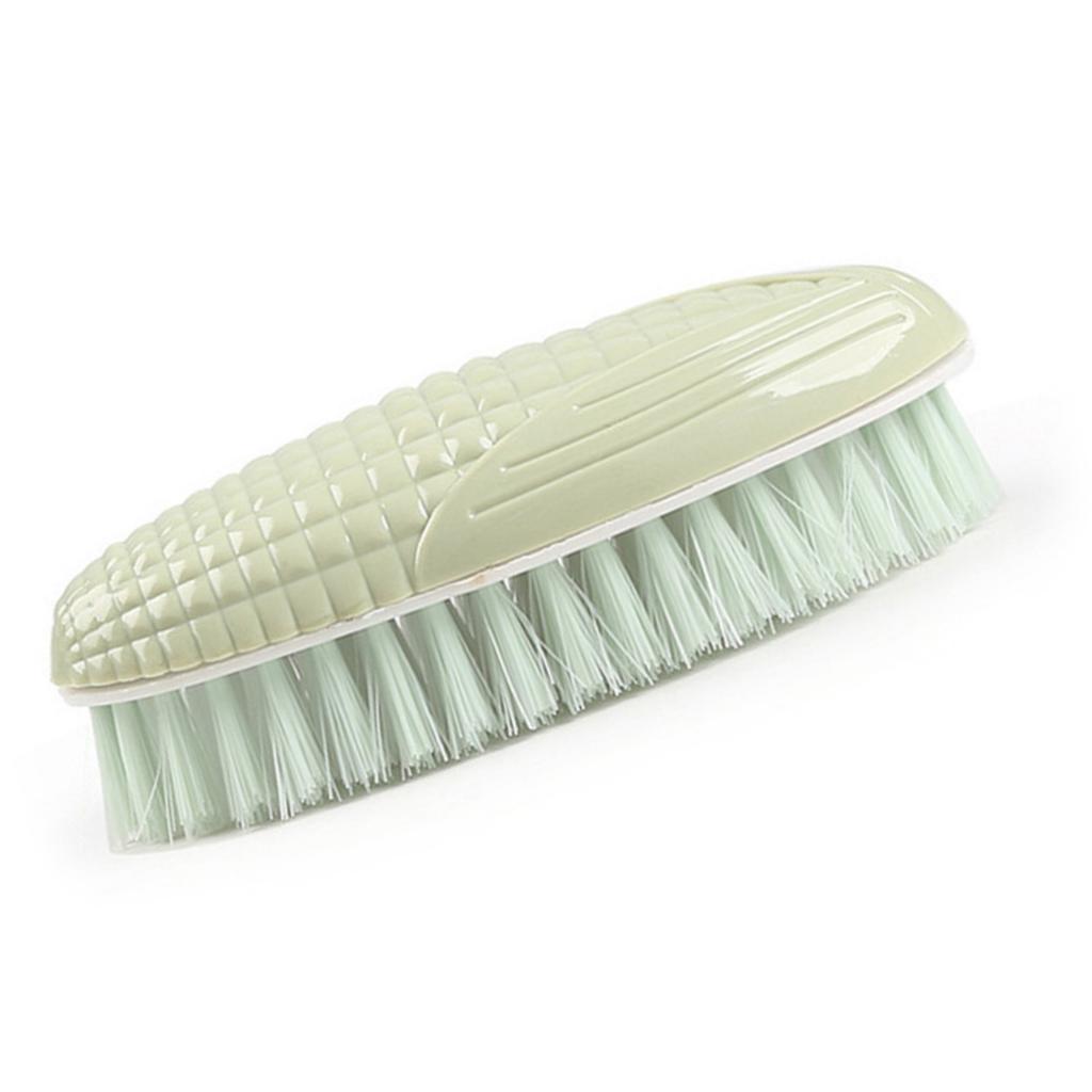 Soft Bristle Clothes Brush Multifunctional Corn Shape Cleaning Brush Household Shoe Washing Brush
