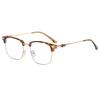 Mens Blue Light Blocking Eyeglasses With Metal Frame For Casual Style And Vision Support