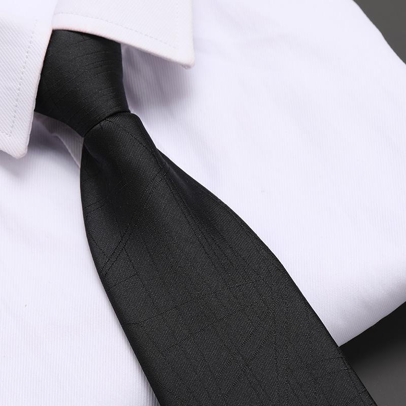 No Black Zipper Men'S Professional Dress Tie Business Casual Wedding Groom Korean Version Of A Pull Tie