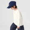 Duo Duo Jia Boys' Solid Color Loose Fit Long Sleeve T-Shirt