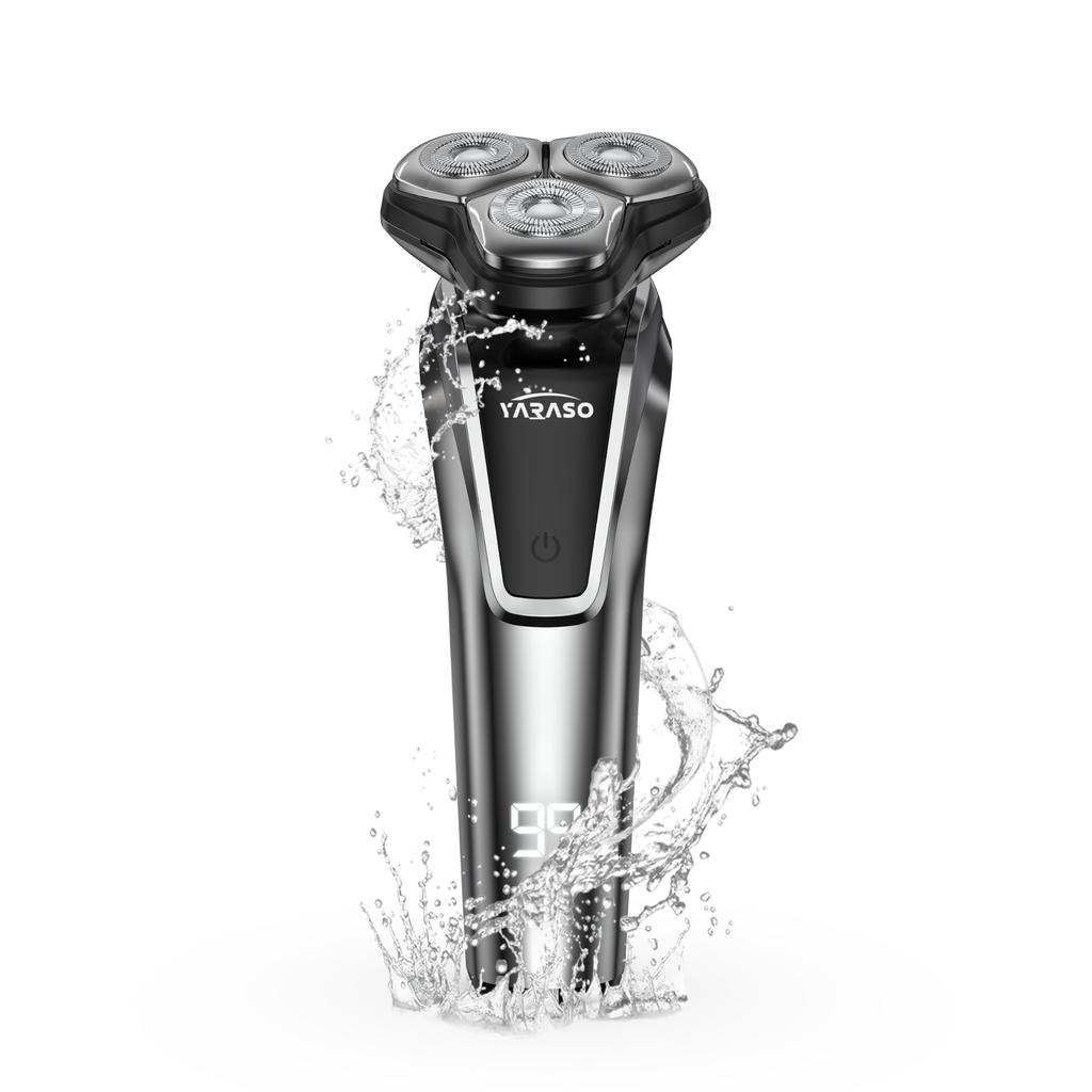 Electric Shaver Innovative Model Function Close Low IPX7 Suitable for Shaving in the LCD Battery Level Perfect for Business or Keeping in the Great
