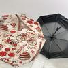 1pc Paris Love Automatic Open/Close Umbrella Compact Folding Umbrella with 8-Rib Shaft for Women/Men, Portable Travel Umbrella,1213S