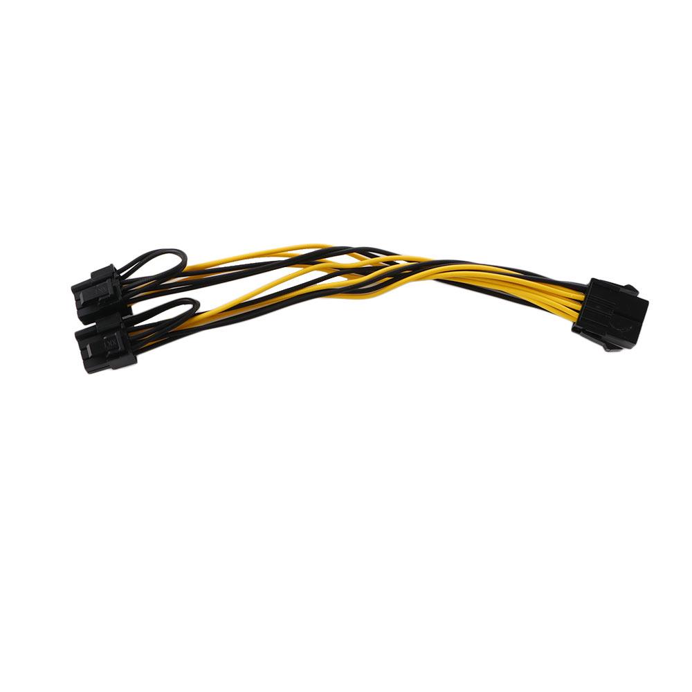 Power Cable EPS CPU 8Pin To Dual 8Pin GPU Splitter Cable Graphics Card Cable 8Pin To Dual 6+2pin