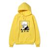 Jujutsu Kaisen Satoru Gojo Hoodie Unisex Fleece Sweatshirt Square Black White Manga Print Chinese Name Autumn Winter Pullover