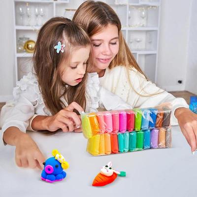 12pc/24pcs/36pcs Super Light Clay Children Colored Clay For Kids DIYs Toy Interactive Activities For Kids Boys Girls Home School