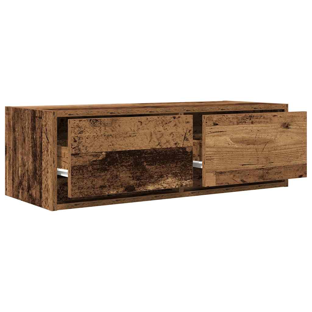 TV Cabinets 2 pcs Rustic Wood Look 80 x 31 x 25.5 cm Engineered Wood