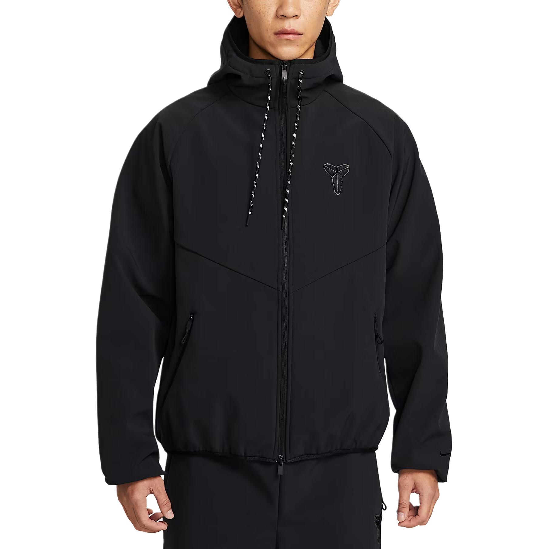 Мужская куртка Nike WINDRUNNER Kobe Водоотталкивающая с флисовой подкладкой и тканевой подкладкой IF3370-010 2XL