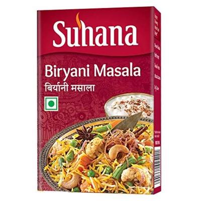 Suhana Biryani Masala Caixa 50g - Pacote com 2