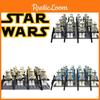 16pcs Star Wars Building Blocks Clone Troopers Mini Bricks Includes Baseplate