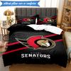 3PCS Senators Heritage Bedding Set,Including 1pc Duvet Cover And 2pcs Pillowcases Perfect for Bedroom, Dormitory, Fan Christmas gift