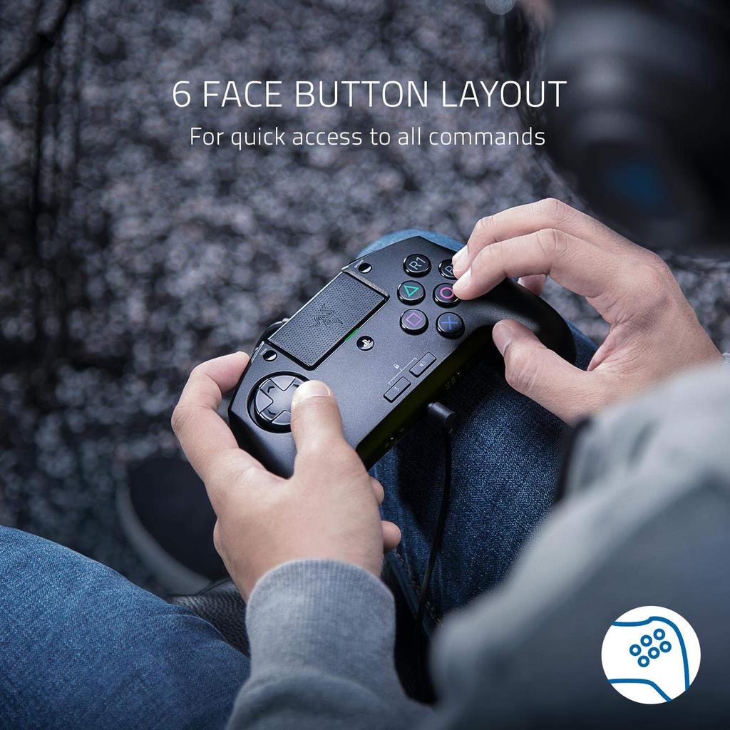 Razer Raion Fightpad for PS4 Controller for Fighting Games Akecon Design Compatible with PS4 PS5 PC Authorized Distributor Guaranteed [Japanese