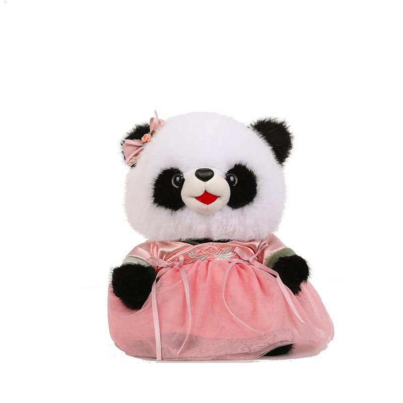Оригинальная плюшевая игрушка панда Ханфу, имитация гигантской панды Хуахуа, тряпичная кукла, кукла, бутик, детский подарок на день рождения