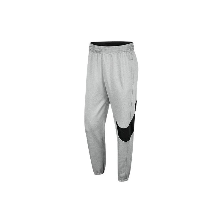 Мужские вязаные спортивные штаны Nike, серые, утолщенные, с манжетами CK6613-063 L